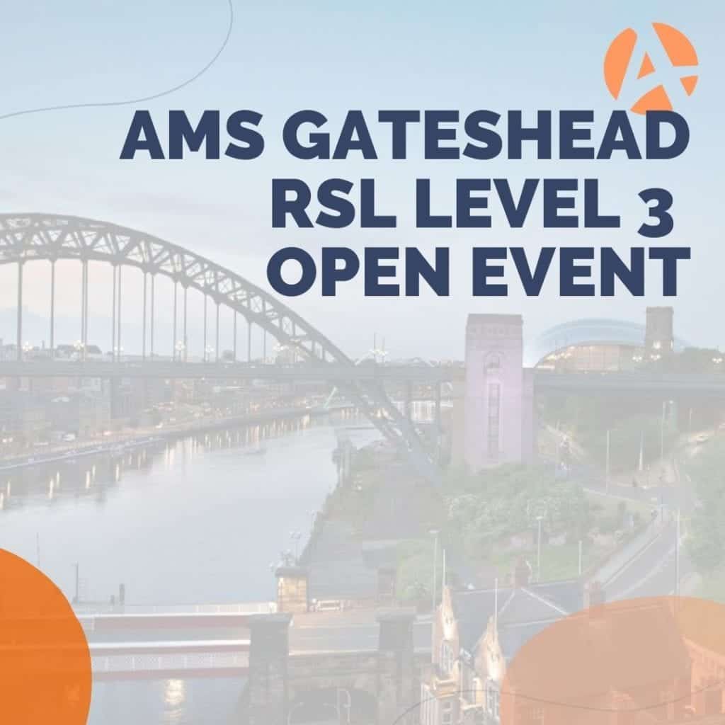Gateshead Online Open Event – RSL Level 3 Diploma