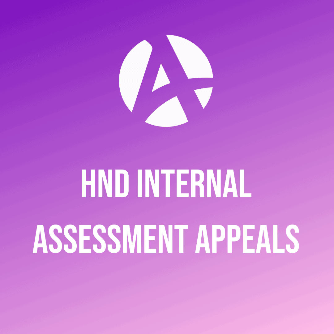 HND Internal Assessment Appeals